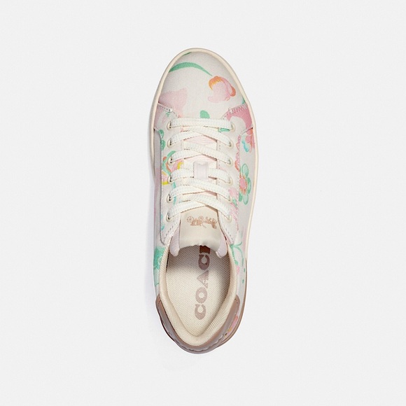 Coach Clip Floral Lowtop Sneakers 🌸 - Picture 4 of 10